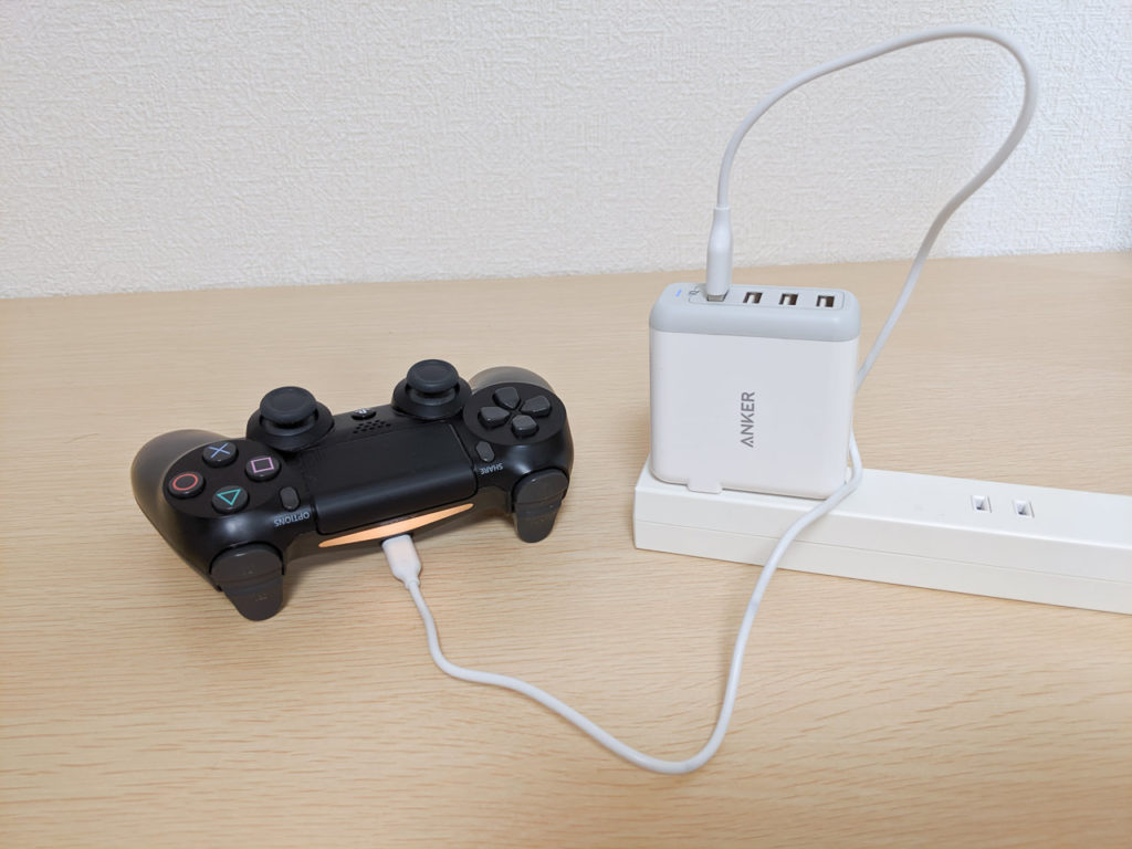 ５種類くらべてみた Ps4のコントローラーの充電方法 ワイヤレスが最強 Playstation研究所